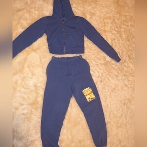 Excellent Used Condition blue BOYS LIE Sweatsuit Size Small